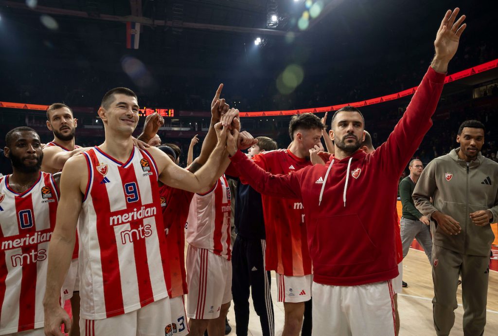 SLIKA ZA PUNA SRCA „DELIJA“ Zvezda „pokosila“ ceo vrh tabele Evrolige!