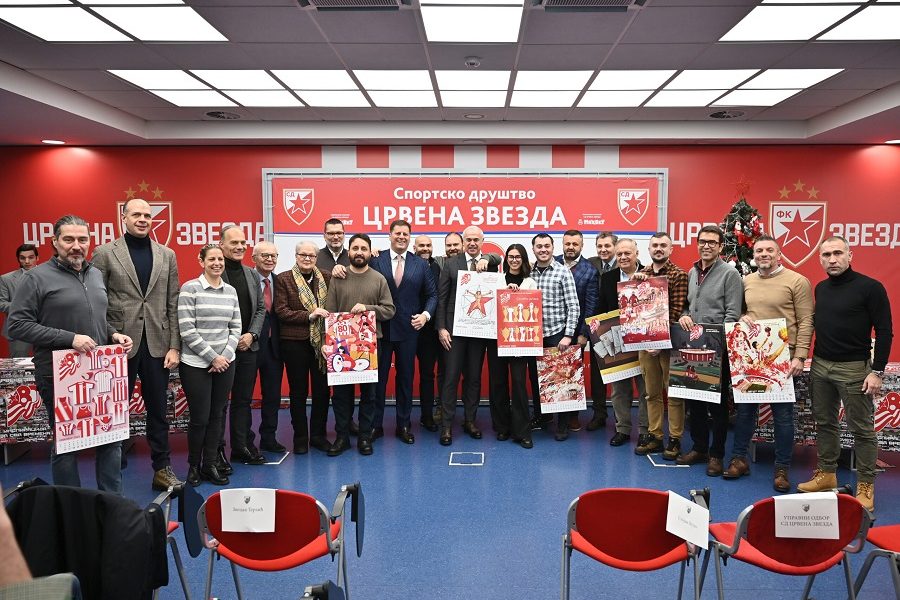 Održana tradicionalna promocija zvaničnog kalendara Sportskog društva Crvena zvezda