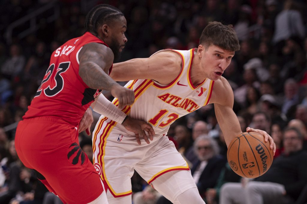 LEP GEST Atlanta se na srpskom pozdravila sa Bogdanovićem (VIDEO)
