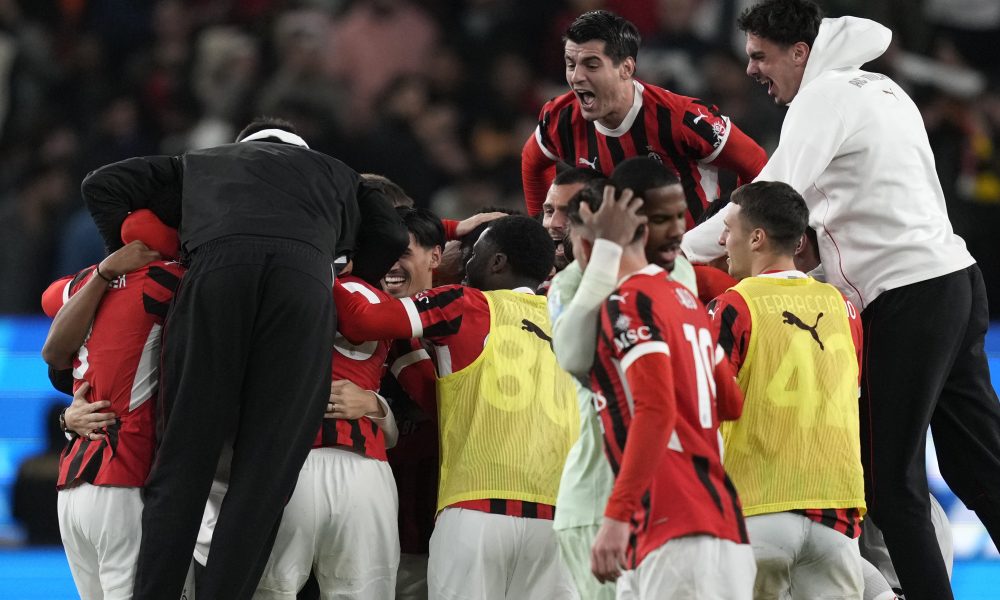 SPEKTAKL U RIJADU Milan se vratio iz mrtvih i oteo trofej Superkupa Interu! Gol odluke je delo Zvezdinog dželata (FOTO/VIDEO)