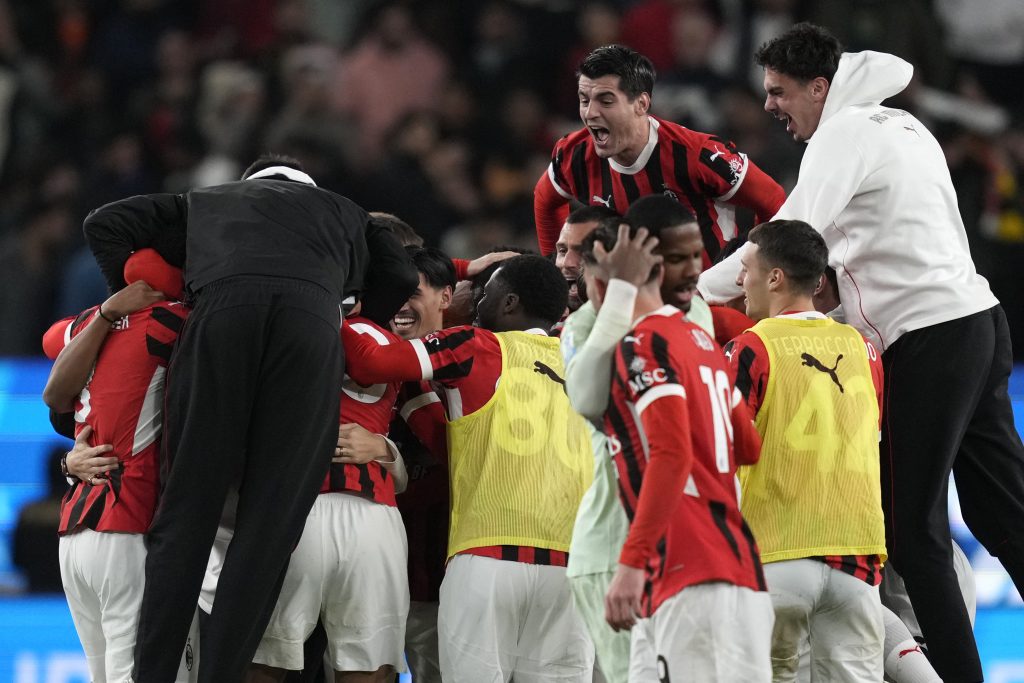 SPEKTAKL U RIJADU Milan se vratio iz mrtvih i oteo trofej Superkupa Interu! Gol odluke je delo Zvezdinog dželata (FOTO/VIDEO)