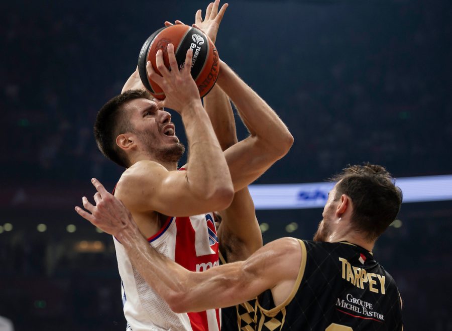 Filip Petrušev tokom utakmice protiv Monaka (Foto: Starsport)