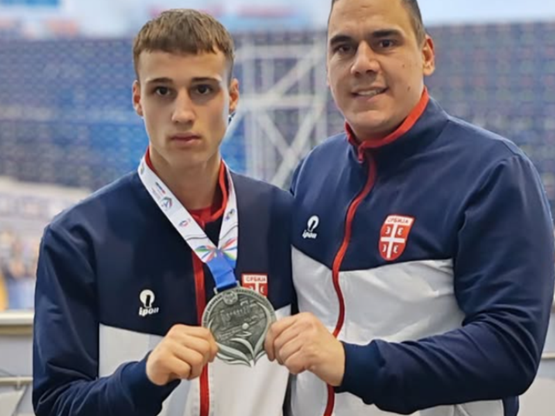 PETA MEDALJA NA EP U KARATEU Vučković osvojio srebro!