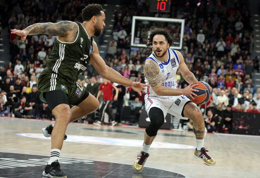 Šejn Lrakin na utakmici protiv Bajerna (Foto: Christina Pahnke/Euroleague Basketball via Getty Images)