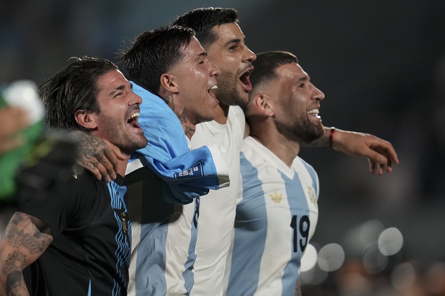Nema Mesija, ali tu je Almada! Tijago evrogolom utišao Montevideo (VIDEO)