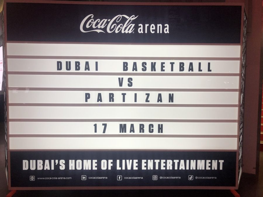 Najava utakmice Dubai - Partizan (Foto: Privatna arhiva)