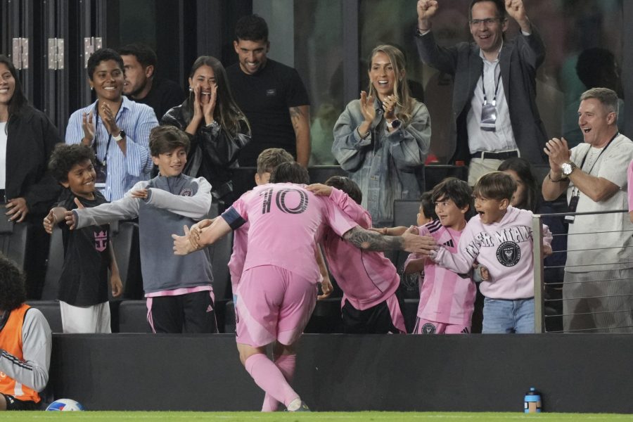 Lionel Mesi slavi gol protiv Los Anđelesa (Foto: Beta/AP)
