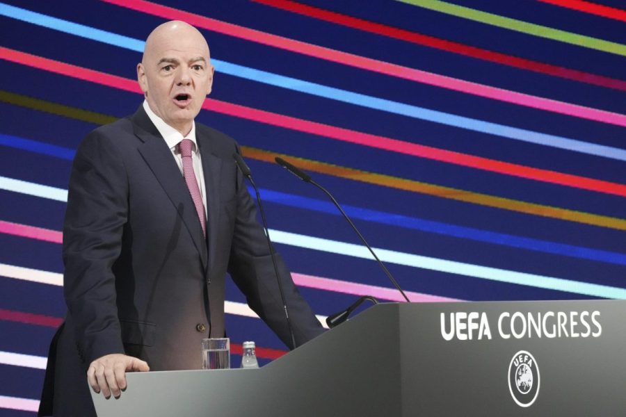 Đani Infantino na kongresu u Beogradu (Foto: Beta/AP)