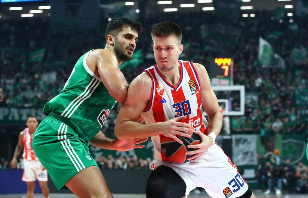 Filip Petrušev na utakmici protiv Panatinaikosa (Foto: Starsport)