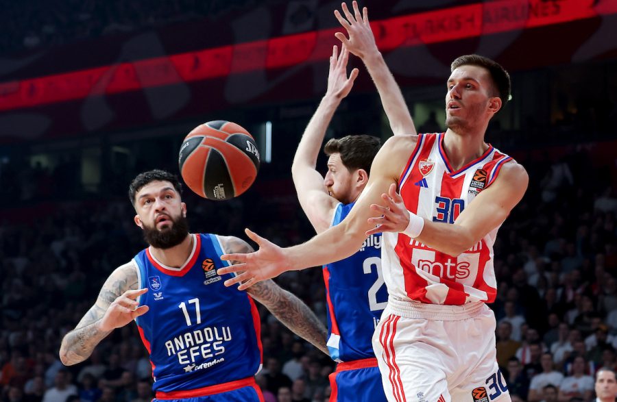 Filip Petrušev na utakmici protiv Efesa (Foto: Starsport)