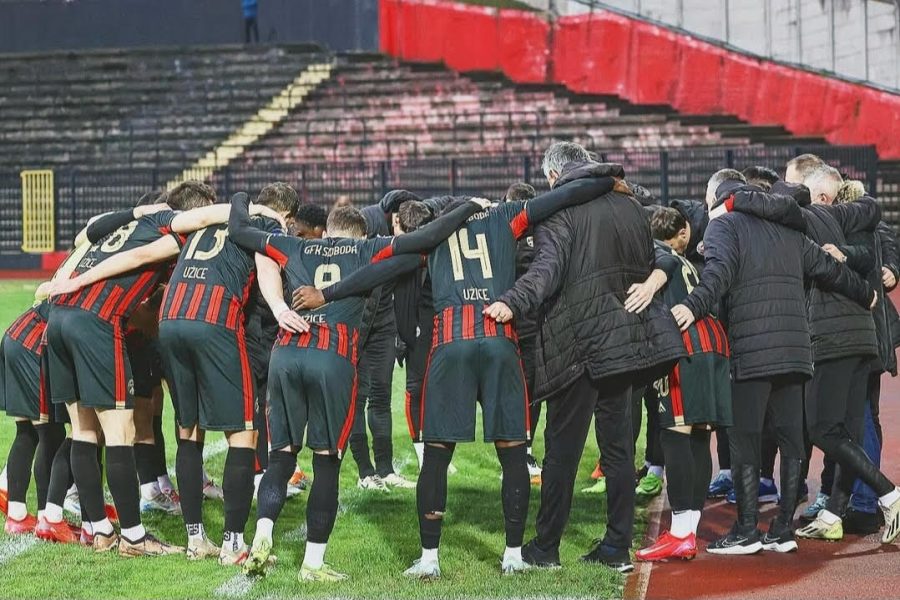 Fudbaleri Slobode iz Užica (Foto: GFK Sloboda / Instagram)