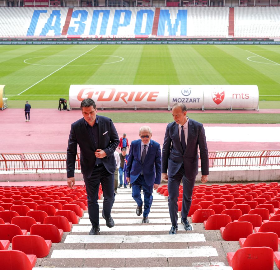 Savo Bakmaz, Marko Petrović i Svetozar Mijailović na Marakani (Foto MaxBet Sport)