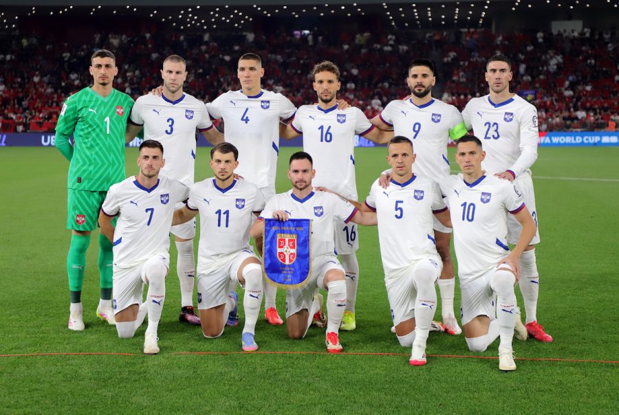 Startna postava Srbije na utakmici protiv Albanije (Foto: Starsport)