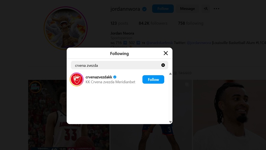 Nvora instagram (Foto: printscreen/instagram/jordannwora)