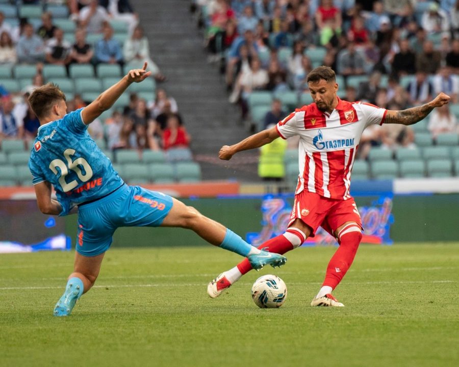 Rade Krunić na utakmici protiv Zenita (Foto: FK Crvena zvezda)