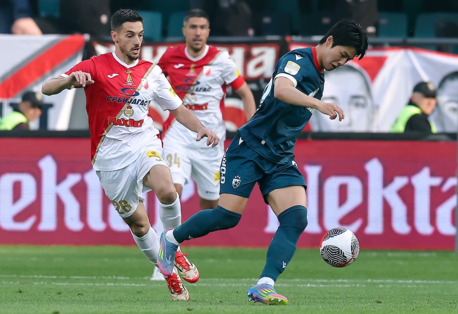 Momenat sa utakmice Vojvodina - Crvena zvezda (Foto: Starsport)