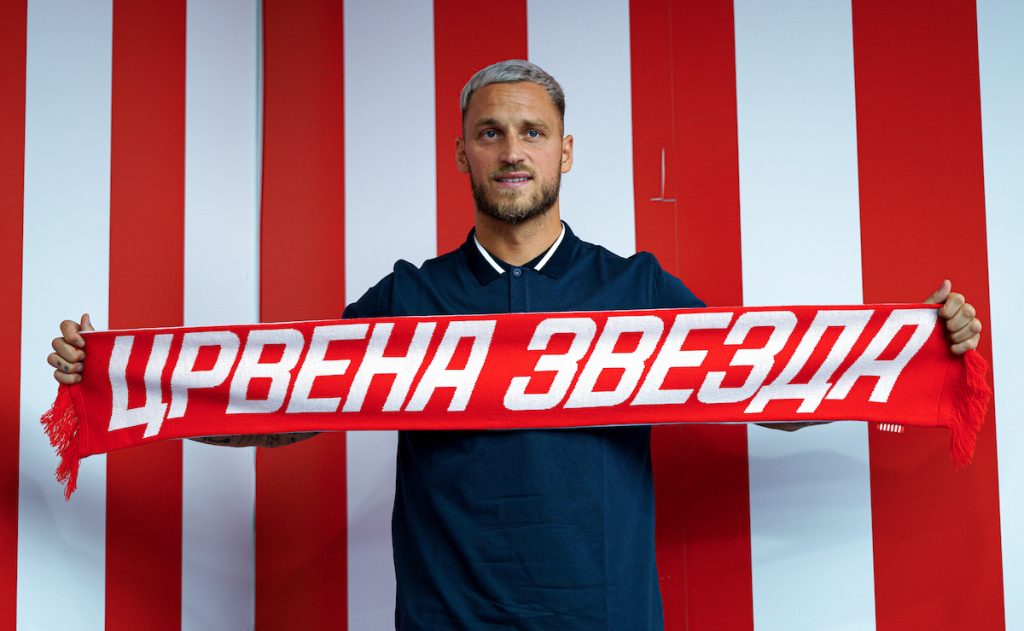 Zvezdaški san: Prvi trening Marka Arnautovića u crveno-belom (VIDEO)