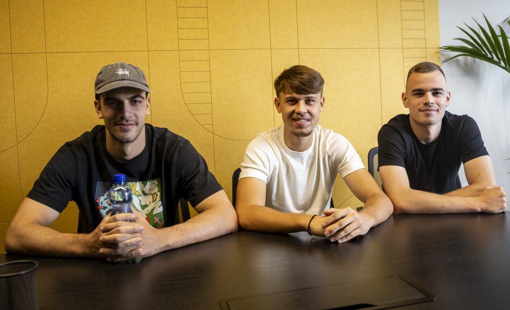 Partizanov čačanski trio u poseti MBS: Protiv Larnake smo plakali, ali postali tim! Daće bog da ih opet sretnemo!