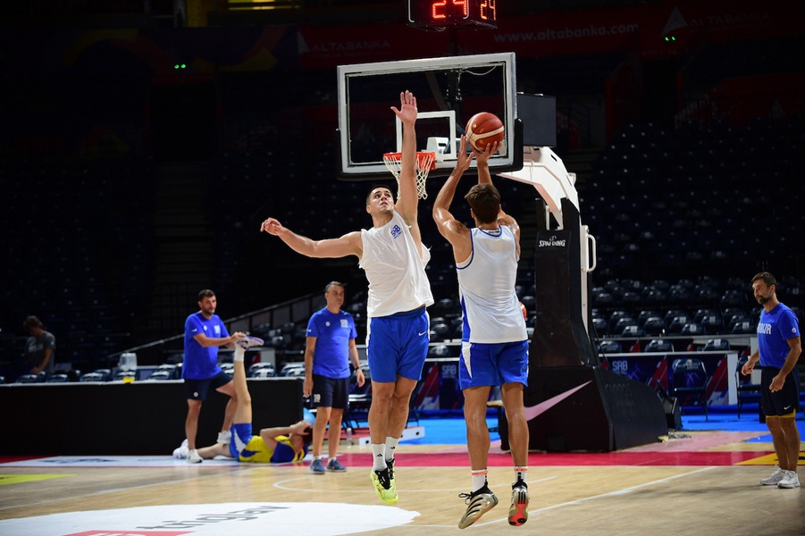 Spreman je: Dončić trenirao u Beogradskoj areni! Srpski košarkaši namestili nišane (VIDEO)