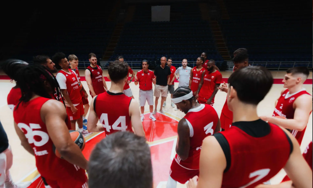 Foto-ubod: Zvezda počela pripreme, Sferopulos poslao poruku „delijama“