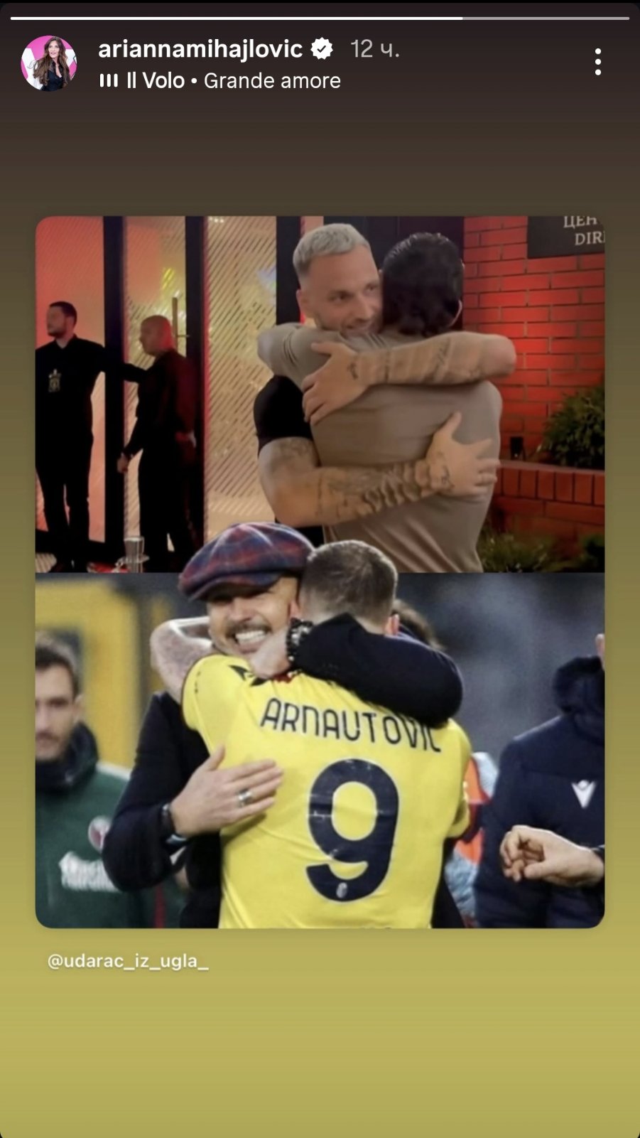 Arijana Mihajlović instagram stori (Foto: printscreen/instagram/ariannamihajlovic)