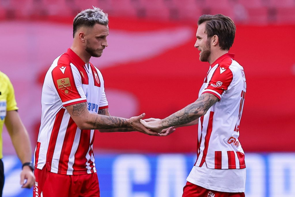 Katai kompletirao het-trik za poluvreme, Arnautović dvostruki asistent: Zvezda ima 4:0 na pauzi (VIDEO)