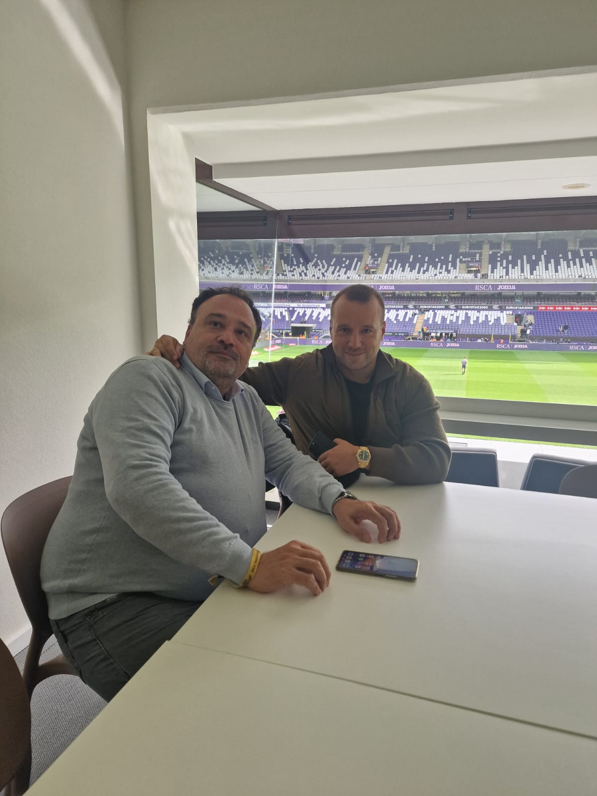 Novinar MaxBet Sporta Mirko Marković i menadžer Uroš Jakovljević (Foto: Privatna arhiva)