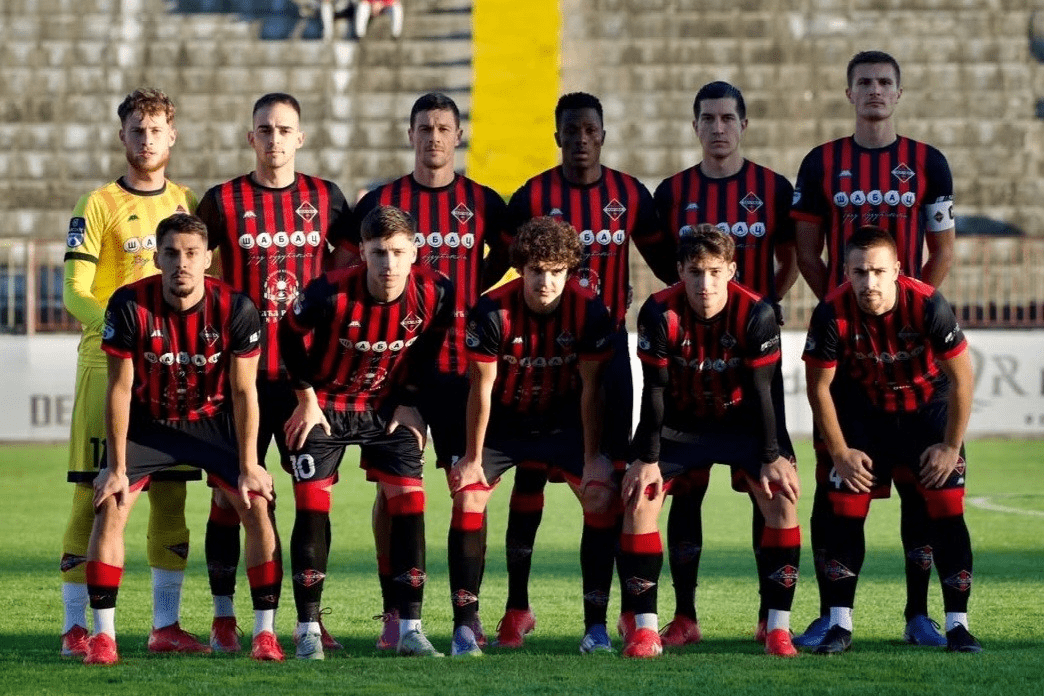 Startna postava Mačve na jednoj od prethodnih utakmica / Foto: FK Mačva / Filip Savić 
