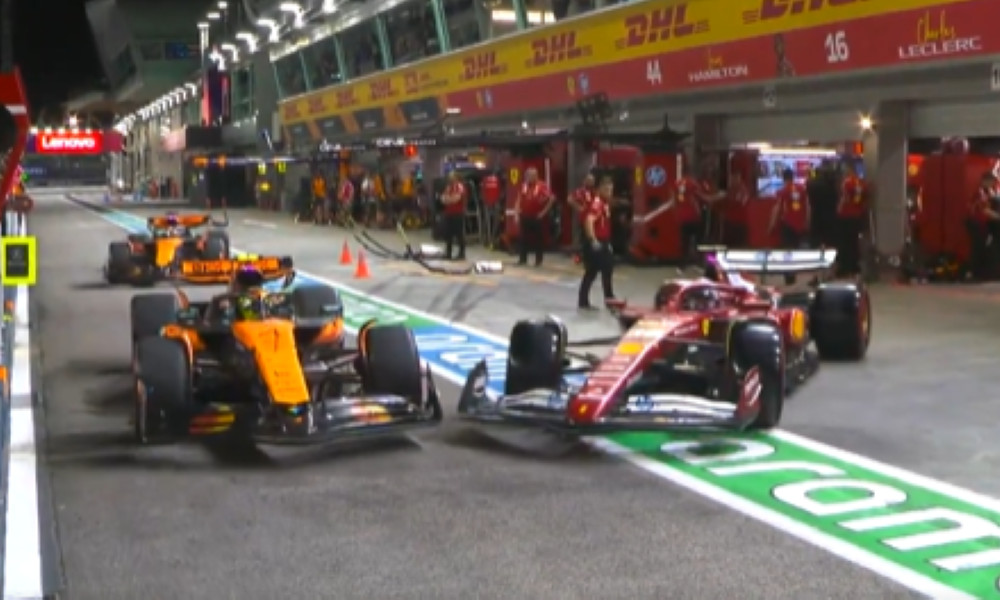Neverovatna scena u F1! Lekler i Noris se sudarili ispred garaže (VIDEO)