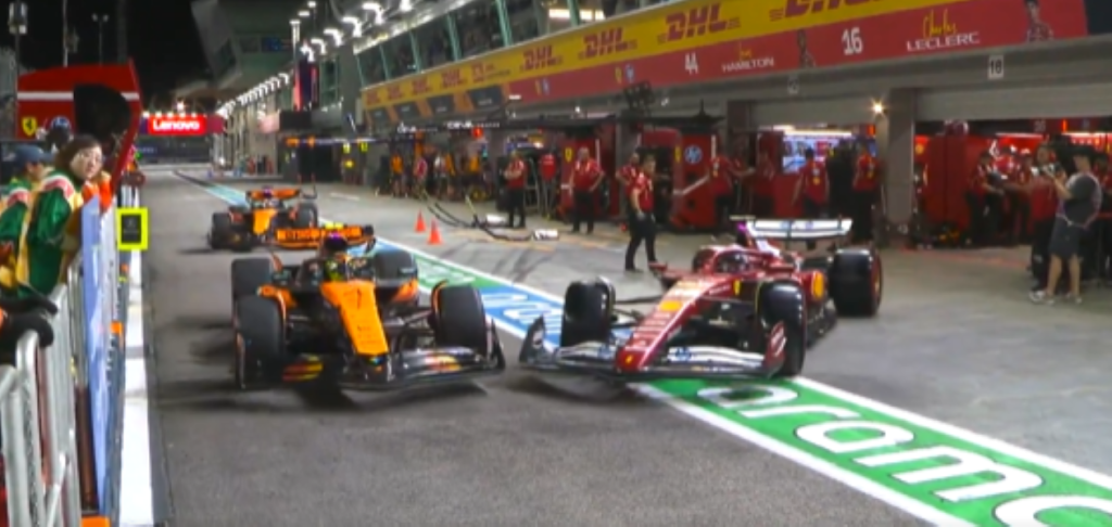 Neverovatna scena u F1! Lekler i Noris se sudarili ispred garaže (VIDEO)