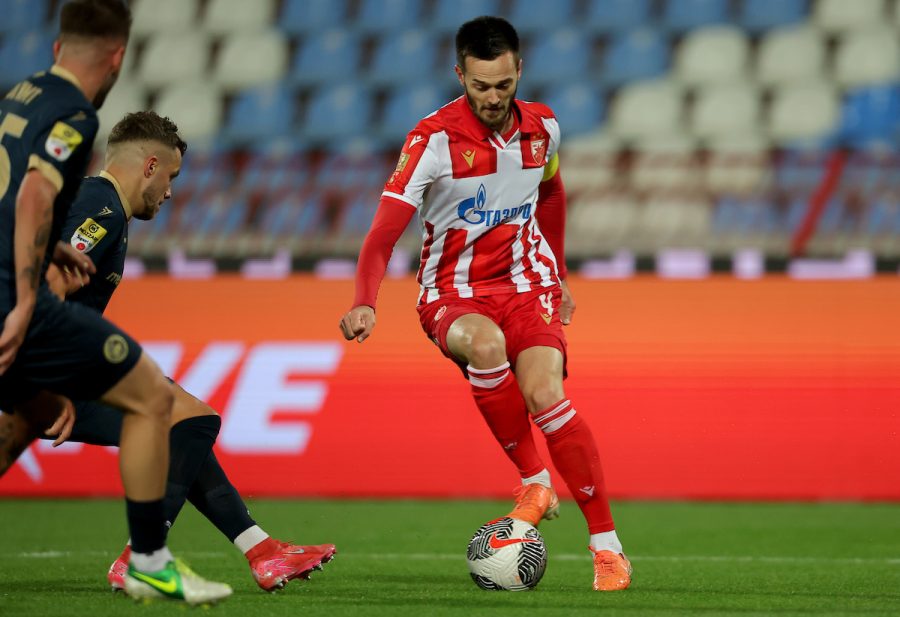 Drugi pogodak Ivanića: Zvezda ima 3:0 na pauzi protiv IMT-a (VIDEO)
