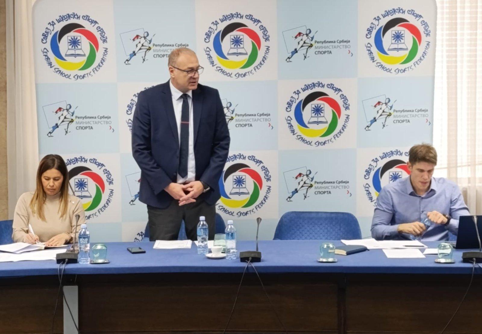 Tanasković i dalje na čelu Školskog sporta Srbije