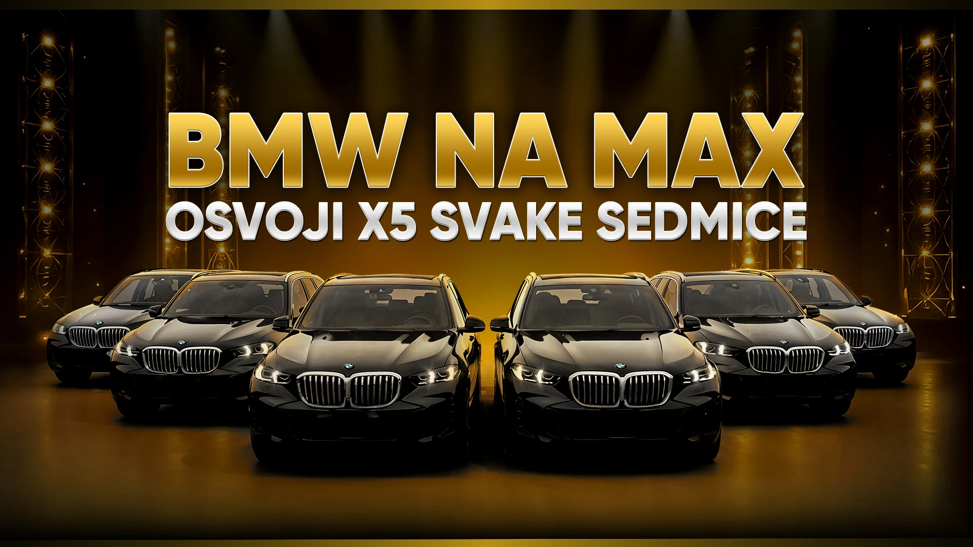 BMW na MAX! Osvoji X5 svake sedmice