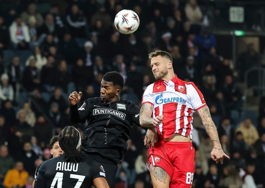 Arnautović igra u bolovima: Zvezdin napadač tražio da stavi steznik (VIDEO)