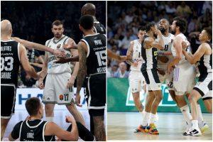 Arijan Lakić i Nikos Rogavopulos (Foto: Starsport) - Kevin Panter i Serhio Ljulj (Foto: Jesus Orihuela/Euroleague Basketball via Getty Images)