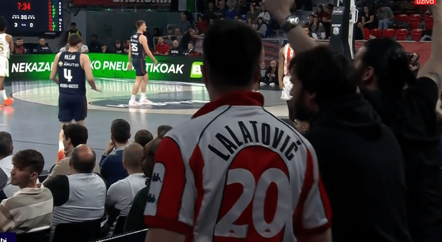 Lalatović u Vitoriji: Detalj sa meča Baskonija – Zvezda koji je zapalio društvene mreže (FOTO)
