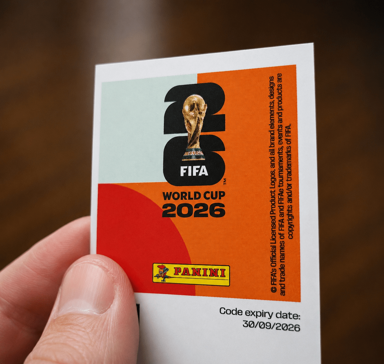 Panini digital pack kartica za Mundijal 2026