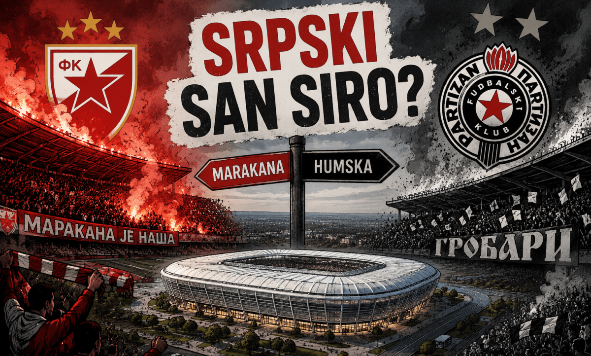 „Srpski San Siro“ zvuči dobro… dok ne dirneš Marakanu i Humsku