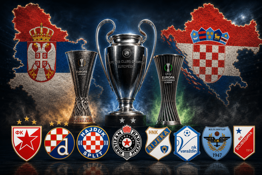 Zvezda i Dinamo sigurno u Evropi! Evo kakve su šanse Partizana, Hajduka, Vojvodine, Rijeke… (FOTO)