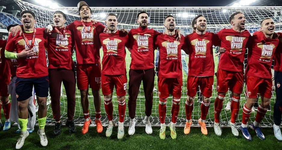 Zvezda slavi duplu krunu i stavlja tačku na sezonu, Stanković napravio male izmene (SASTAVI)