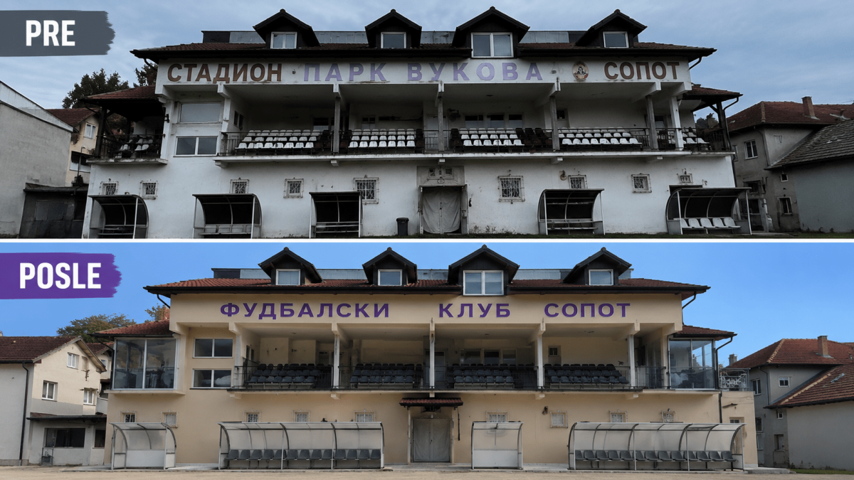 Reflektori, dva velika terena, teretana… FK Sopot gradi sportski centar za budućnost (FOTO)