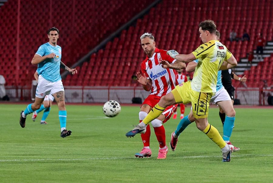 Crvena zvezda ponovo ubedljiva protiv Larna, dva gola Arnautovića (VIDEO)