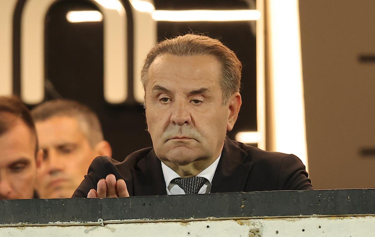 Rasim Ljajić u loži stadiona Partizana